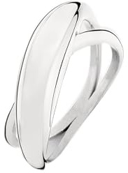 LIEBESKIND Ring LJ-1441-R-58 aus Edelstahl in silber