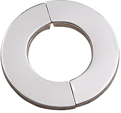 Haiki Rosetta in acciaio inossidabile, rotonda, flangia divisa per tubi con diametro 24/28/35/42/51 mm, accessori per il bagno