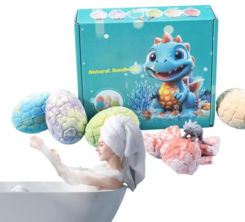 Pallina Di Sali Da Bagno | Di Dinosauro Per Un Bagno Rilassante | 6 Pezzi Di Per La Doccia - Per Bambini E Ragazzi E Spa E Casa E Viaggio E E Hotel