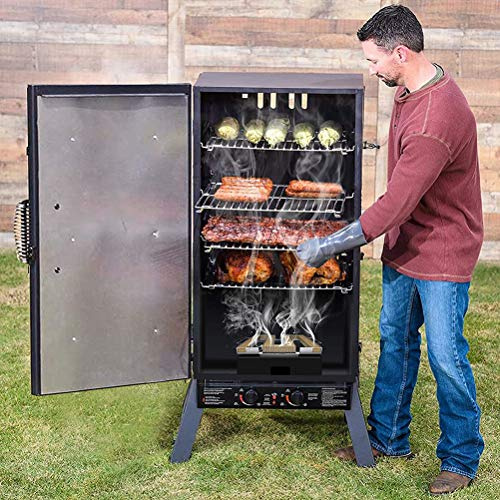 ZJchao Köttrökare, Kallgenerator - Köttrökare i Rostfritt Stål för Balanserad Rökning i Alla grill-, grill- och Röktillbehör (Blandad färg)