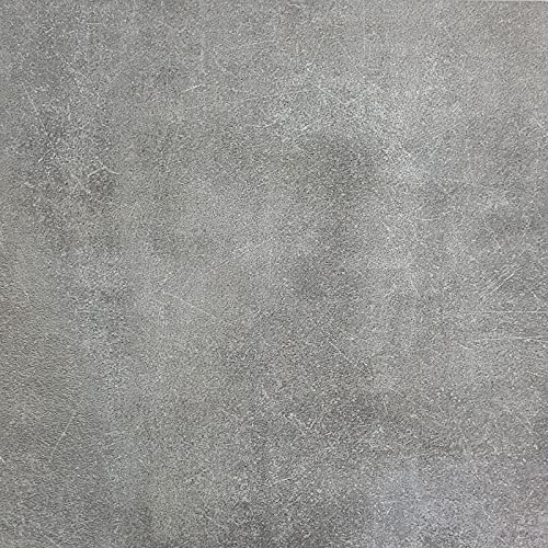 Selbstklebende Bodenfliesen 30,5x30,5 cm | PVC Bodenbelag wasserfest und pflegeleicht | Klebefliesen Boden für kreative Gestaltung | Dekorfliesen für Zuhause | Concrete Betonoptik 3m² – 33 Stück
