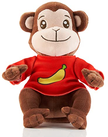 Finest Toys ® Charlie Plüschaffe - Kuscheltier Klein für Kinder - 20 cm - Affen Plüschtier - Kleiner Kuschelaffe