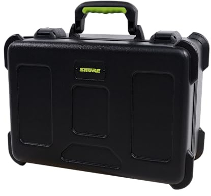 Shure by Gator Mikrofonkoffer für 15 kabelgebundene Mikrofone (SH-MICCASE15), schwarz