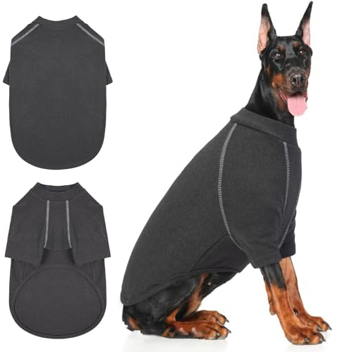 IECOii Maglione per cani XXXL, maglione in pile per cani di grandi dimensioni, caldo maglione per cani di taglia grande, per cani maschi e femmine, felpa in pile leggera per cani, abbigliamento