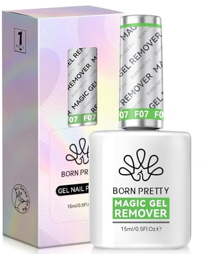 BORN PRETTY Magic Gel Polish Remover for Nails 15ml, No Need Soaking or Wrapping Fast Remover, Removes Gel Nail Polish within 2-4 Minutes, Easy And Quick