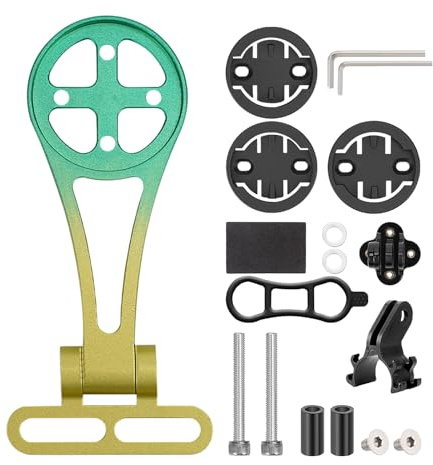 Generisch Soporte para bicicleta para ordenador | Soporte delantero para bicicleta de montaña - Soporte para ordenador de bicicleta para navegación y adquisición de datos