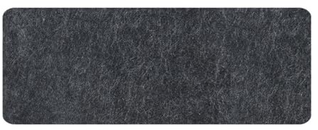 Musmatta, Filtunderlägg for kontor och spel, svart, flera storlekar(100X30cm)