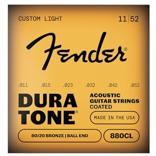 Fender 880CL Dura-Tone Acoustic Guitar Strings 11-52