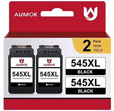 PG-545XL Schwarz Druckerpatronen Kompatibel für Druckerpatronen Canon 545 XL Schwarz für Canon PIXMA MX495 Patronen für Canon PIXMA TR4550 TR4551 TS3150 TS3450 TS3350 TS3351 MG3050 (2 Schwarz)