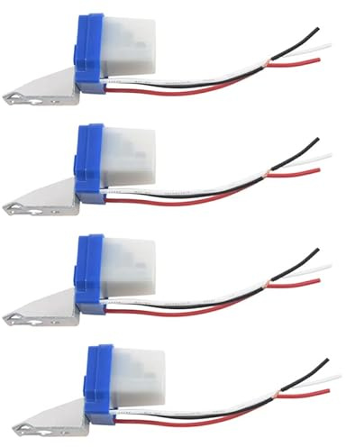 4X AC DC 12V 10A Automatic Lamp Twilight Switch Light Sensor Twilight Switch