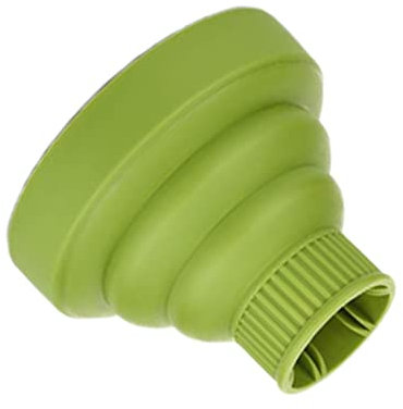 Diffuser Hairdryer Curly hair Diffuser Attachment Silicone Collapsible Blow Dryer Diffuser Universal Curling Diffuser for Curly or Wavy Hair Styling(Turquoise)