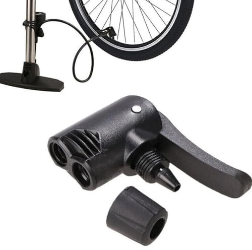 NTEK Head Bike Track Pump Bicycle Tire Tyre Air Pump | Air Pump Valve Adapter Bicycle Track Pump | Reusable Bike Track Pump Nozzle Adapter for Bicycle Bike Replacement (PACK OF 1)