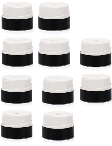 10pcs Tennis Grip Testa Overgrip antiscivolo Racchetta da Tennis Grip Nastro antisudore per Tennis Squash e Badminton
