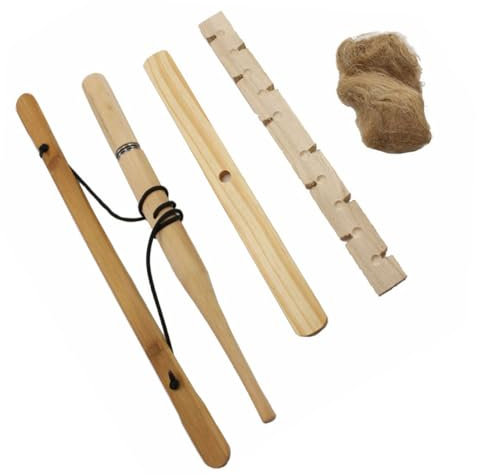 KOMBIUDA 1ensemble Kit De Démarrage De Feu Portable pour Camping Outil De Perçage Bois Pratique Et Multifonctionnel pour Activités Extérieures Utilisation Facile Convient Aux Survie Et