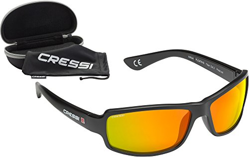 CRESSI NINJA FLOATING SUNGLASSES MIRRORED LENS ORANGE