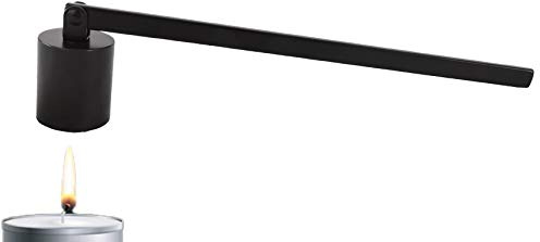 GREGICH Candle Snuffer, Black Iron Candlesnuffers Accessory, Metal Candle Extinguisher for Putting Out Extinguish Flame Safely