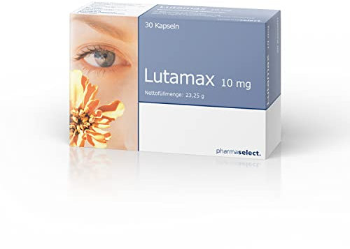Lutamax Augenkapseln | 30 Augenkapseln für gesundes Sehen-10 mg I Amd Kapseln | Augenvitamintabletten Bei Altersbedingten Augenprobleme mit Lutein und Zeaxanthin | Augenzusätze