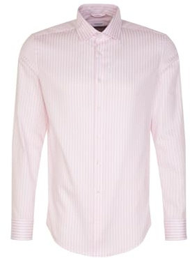 Silkesdekal 143550, normal passform, långärmad affärsskjorta, 42, ROSA, 42