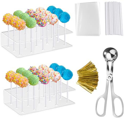 Shoxil Cake Kit - Includes Mold, Stand, Bags, Lollipop Sticks and Metal Ties