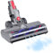 Turbo Brosse motorisée électrique compatible pour Dyson V7 V8 V10 V11 V15 Aspirateur buse avec rouleau poils brosse à rouleau avec lumière LED pour tapis durs parquet carreaux