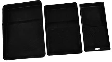 Gadpiparty 3piezas Bandejas para Pintura Bandejas para Rodillos Almacenaje Pigmentos Herramientas Colores