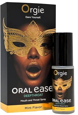 Orgie Spray buccal et gorge Deepthroat à la menthe - Facilite le sexe oral profond et réduit les réflexes nausées - 15 ml