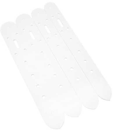 OSALADI 4pcs Belt Punch Template Craft Positioning Ruler Punching Tool for Sewing Notions Handmade Projects Belt Punching Template