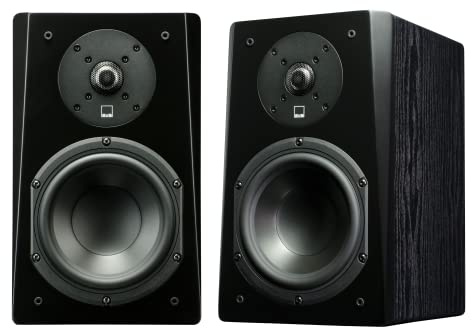 SVS Prime Bookshelf Speaker (Pair) – Premium Black Ash