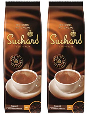 Suchard Qualité Professionnelle Boisson Chocolat Recette Classique 1 kg - Lot de 2