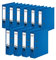 Original Falken 10er Pack Chromocolor Premium-Ordner. Made in Germany. Kunststoffbezug außen und innen 8 cm breit DIN A4 blau Ringordner Aktenordner Briefordner Büroordner Plastikordner