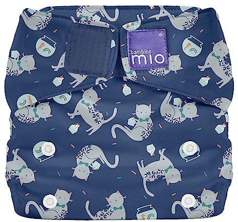 Bambino Mio, miosolo classic allt-i-ett tygblöja, konfetti katt