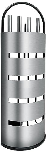 snsok Fireplace Tools Set Heavy Duty Wood Stove ClassicTool Set Top Design Fireside Companion Set 25 5pc with Shovel, Antique Brush, Chimney Poker,Fire Tong & Stand, Silver