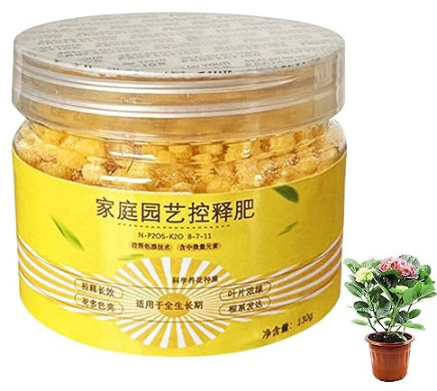 Fertilizzante per piante a rilascio lento - Fertilizzante granulare a rilascio controllato per 120 giorni per piante da interno | Fertilizzante granulare per piante da, nutrimento Chaies
