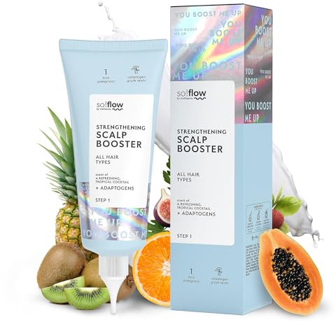 So!Flow Fortificante per il Cuoio Capelluto con Biotina e Aloe - Migliora la Tua Routine di Cura del Cuoio Capelluto con il Nostro Booster Rinforzante per Radici e Capelli Resistenti e Sani