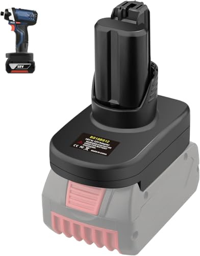 BS18BS12 für Bosch 18V auf 12V Akku Adapter, für Bosch GBA 18V Professional System Akku arbeitet im für Bosch 12V Elektrowerkzeugs