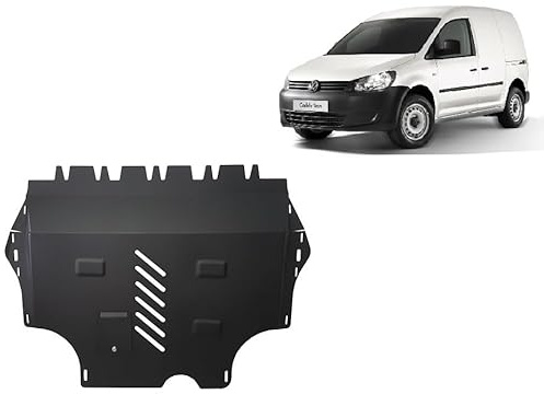 Scut Protection Protección metálica bajo el motor compatible con VW Caddy - con WEBASTO - (2011-2020)