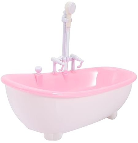HEALSOPTHY Miniaturspritzbadewanne Für Junge Mädchen Elektrisches Spielzeug Mit Wasserfunktion Für Fantasievolles Spielen Und Kreative Entwicklung Geeignet Für Puppen Und Badespaß