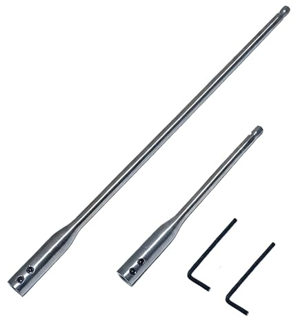 Broca de Pala de Madera de Acero de Alto Carbono, Herramienta Manual de Extensión, Broca de Extensión Duradera de Pulido de Acabado Preciso, para Ingeniería Mecánica Tornos de Madera Construcción