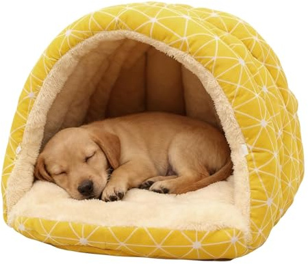 Caverne pour Chat Maison Lavable, Chaude Et Confortable