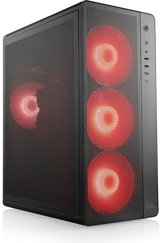 Gaming PC mit Windows 11 Pro | AMD Ryzen 7 5700 8X 3.7 GHz | RTX 5060 | 1000 GB M.2 NVMe | 16 GB DDR4 RAM | Computer für Zocker, Gamer Desktop Rechner zum Spielen | A16002