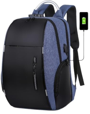 Universitet Laptopväska Laptopryggsäck För Män Kvinnor Stor Isolerad Kylryggsäck Med USB-laddningsport Reseryggsäck Avslappnad Quiltad