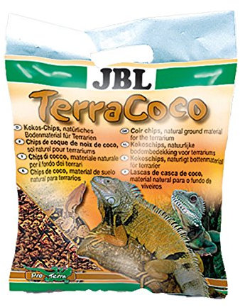 JBL TerraCoco 71015 Bodengrund für alle Terrarientypen, Kokoschips, 5 l