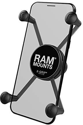 RAM MOUNTS X-Grip Large Phone Mount Holder – Universal Smartphone Cradle with B Size 1 Ball (RAM-HOL-UN10BU)