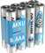ANSMANN Akku Micro AAA 800 mAh 1,2V NI-MH, 8 Stück, wiederaufladbar, ideal für Spielekonsolen, Wireless Maus, Taschenlampen