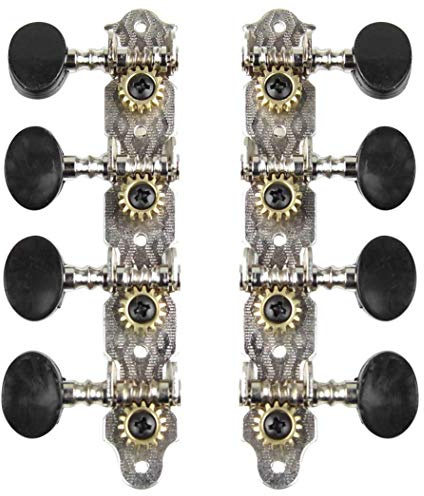 Remingtape 4L4R mandolin stäm virvel maskiner huvuden strängar stäm virvel för 8 strängar mandolin instrument tillbehör