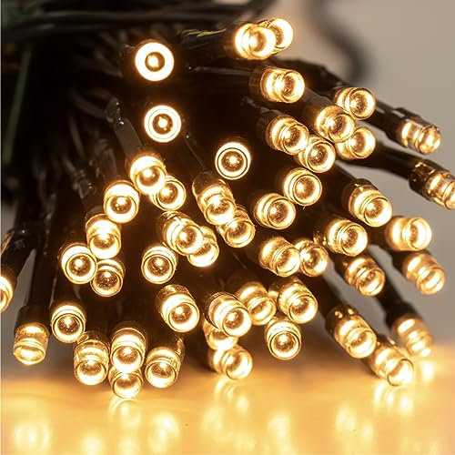 The Christmas Workshop 73519 200 Vintage Gold LED Chaser Christmas Lights/Indoor & Outdoor Fairy Lights / 13.9 Metres/Timer Function / 8 Light Modes