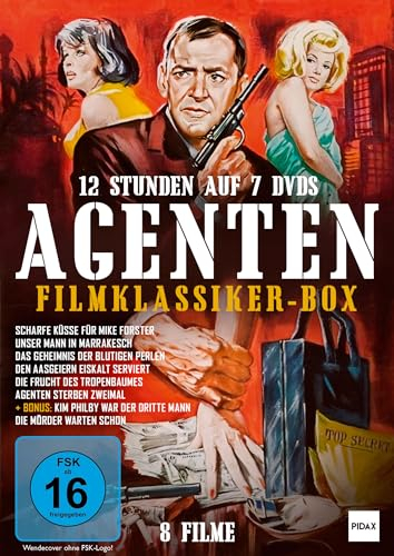 Agenten Filmklassiker-Box / Acht europäische Agentenfilme mit absoluter Starbesetzung [7 DVDs]