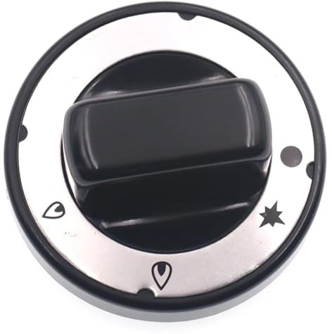 METER STAR OD - Perillas universales de 8 mm para interruptor de estufa de gas, perillas de control para cocina, estufa, cocina, cocina, color negro, paquete de 5