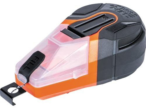 Klein Tools CHLK100 Manual Chalk Line, 100-Foot Nylon Thread Tool for Precise and Clear Lines with Built-in Plumb Bob