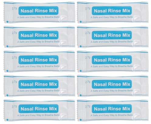 CALLARON of Nasal Rinse Salt Packets Buffered Salt Blend for Daily Nasal Health and Cleaning